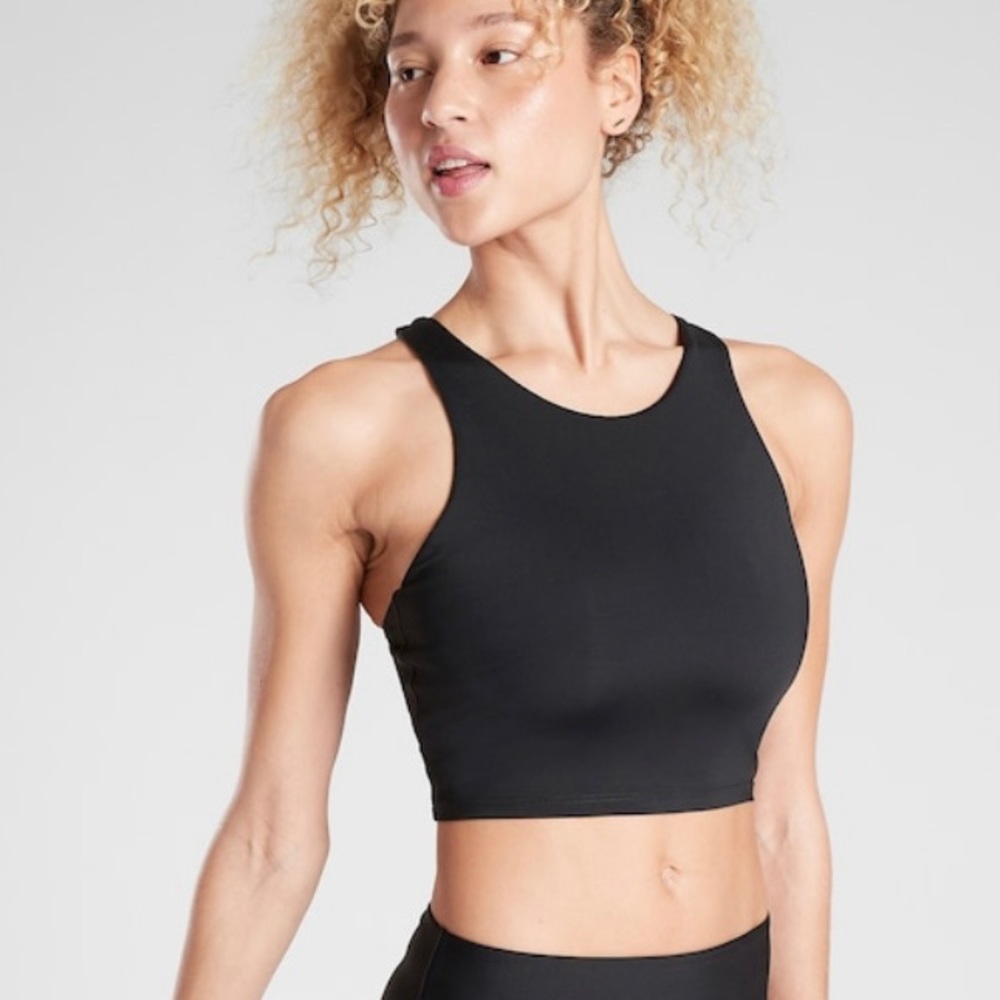 ATHLETA Conscious Crop Bikini Top D-DD, Size Medium